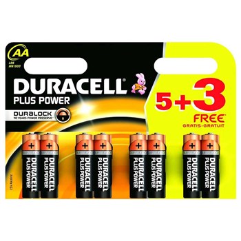 باطری قلمی آلکالاین 8 تایی  DURACELL