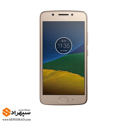 گوشی موبایل موتورولا مدل MOTO G5 رنگ طلایی