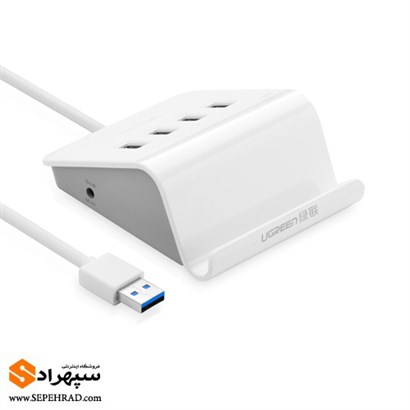 USB 3.0 هاب UGREEN مدل CR109