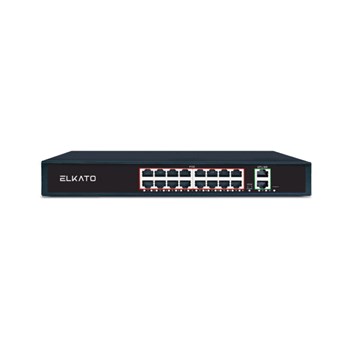 سوییچ 16  پورت PoE  الکاتو ELKATO 1SB1620GP-250W