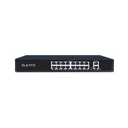 سوییچ 16  پورت PoE  الکاتو ELKATO 1SB1620GP-250W